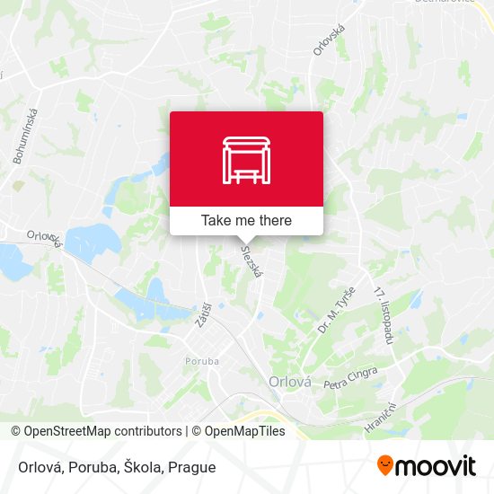 Orlová, Poruba, Škola map
