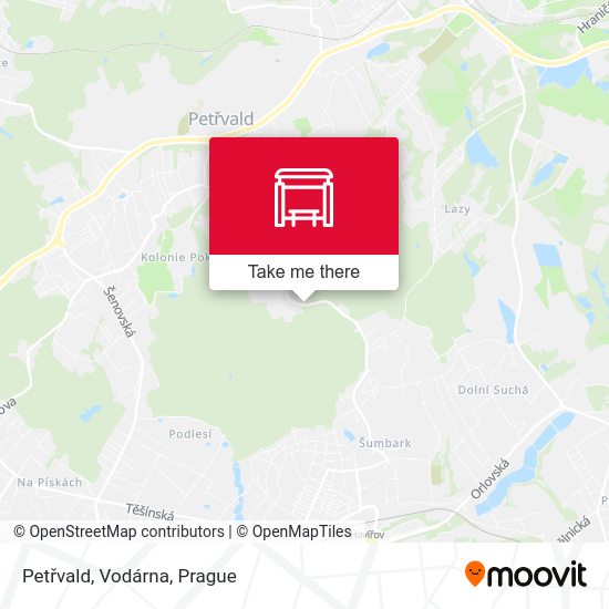 Petřvald, Vodárna map