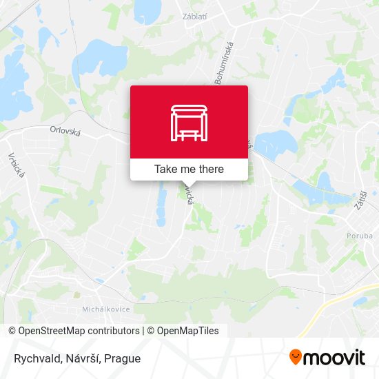 Rychvald, Návrší map