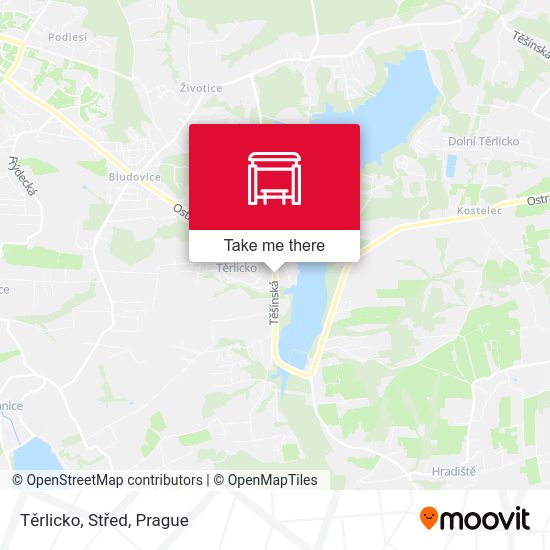 Těrlicko, Střed map