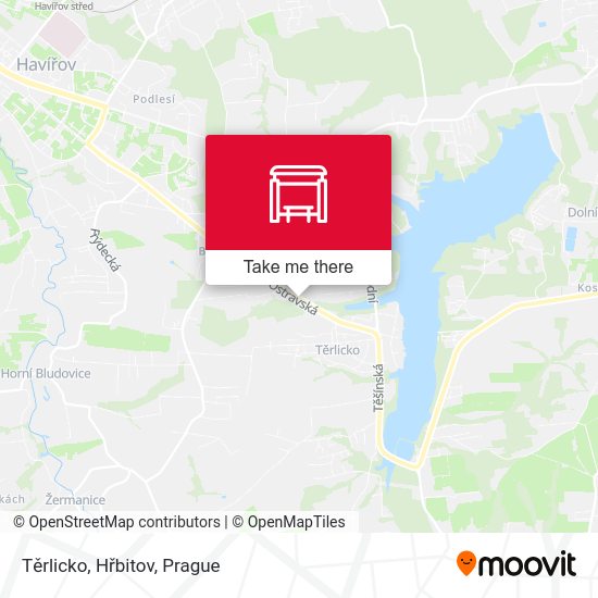 Těrlicko, Hřbitov map