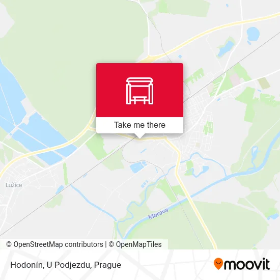 Карта Hodonín, U Podjezdu