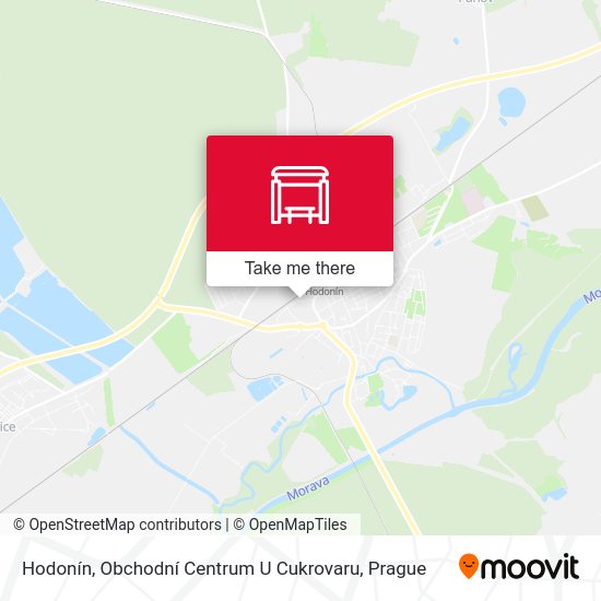 Hodonín, Obchodní Centrum U Cukrovaru map