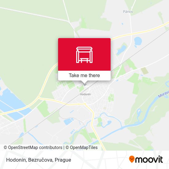 Hodonín, Bezručova map