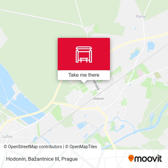 Hodonín, Bažantnice III map