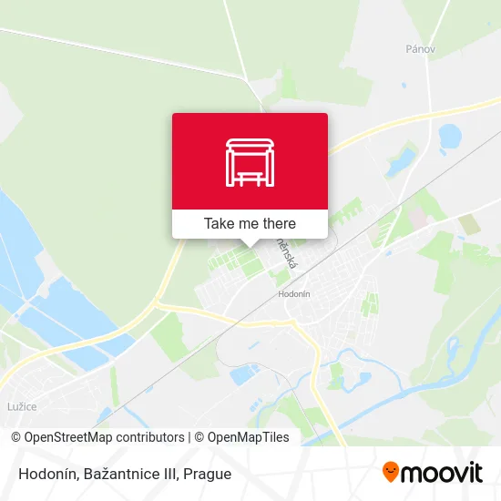 Карта Hodonín, Bažantnice III