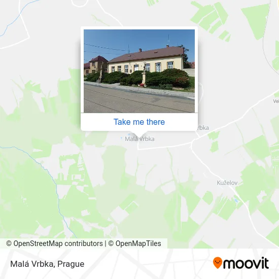 Карта Malá Vrbka