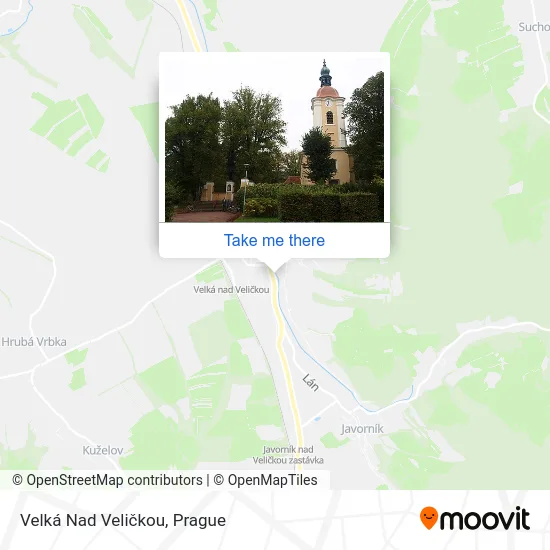 Карта Velká Nad Veličkou