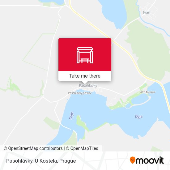 Pasohlávky, U Kostela map