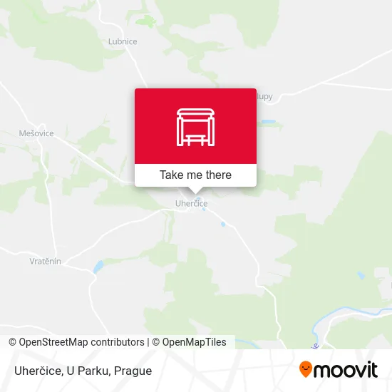 Карта Uherčice, U Parku