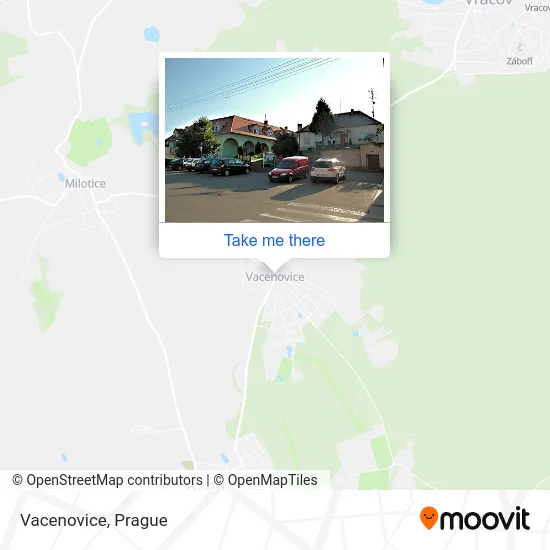 Карта Vacenovice