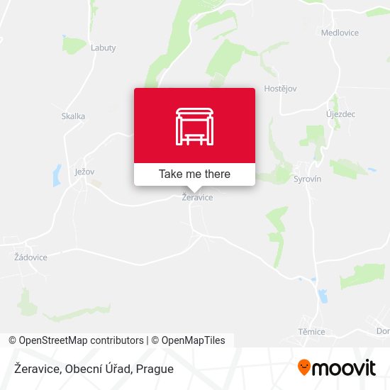 Žeravice, Obecní Úřad map