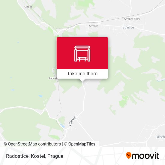 Radostice, Kostel map