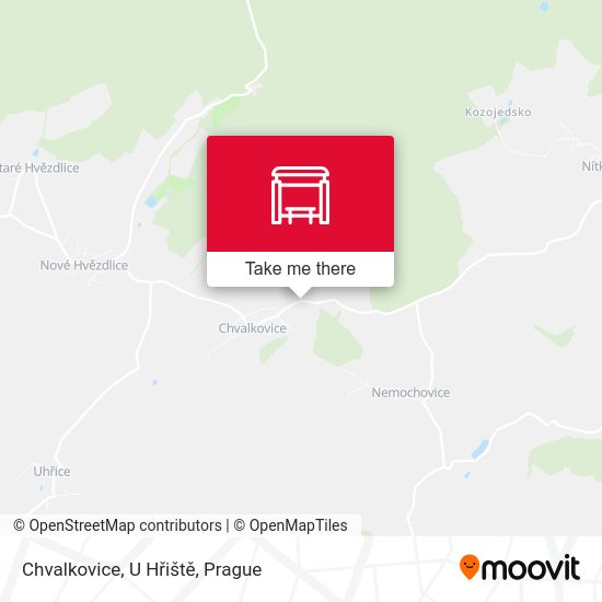 Chvalkovice, U Hřiště map