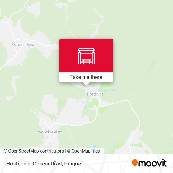 Hostěnice, Obecní Úřad map