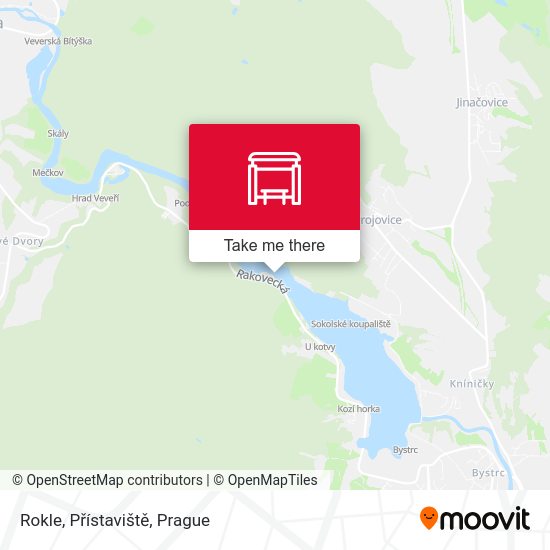 Rokle, Přístaviště map