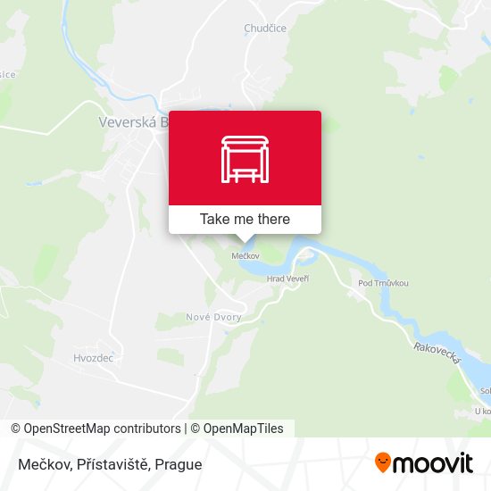 Mečkov, Přístaviště map