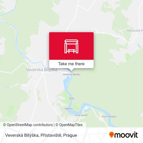 Veverská Bítýška, Přístaviště map