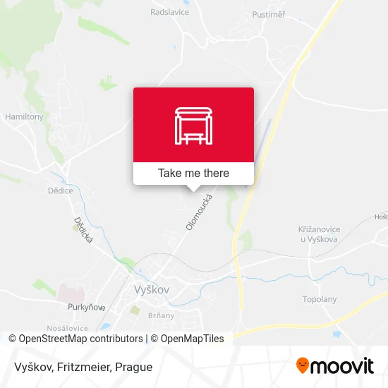 Карта Vyškov, Fritzmeier