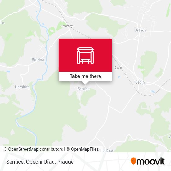 Sentice, Obecní Úřad map