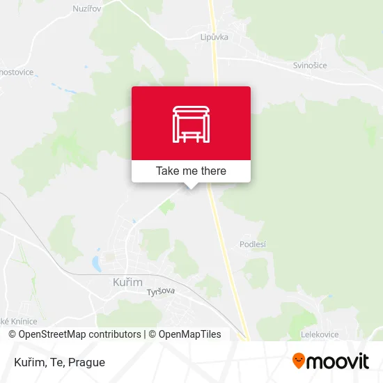Карта Kuřim, Te