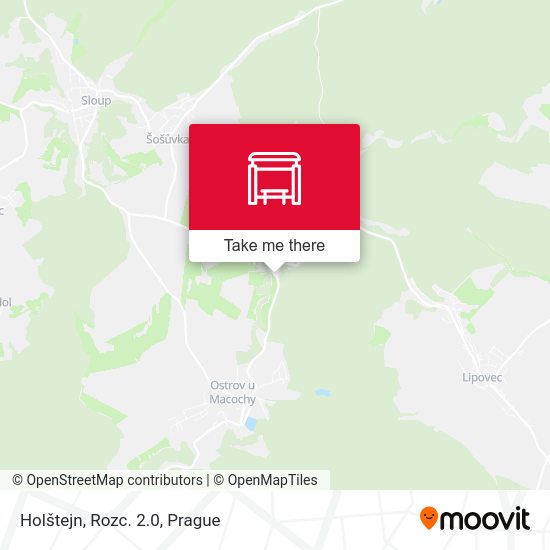 Holštejn, Rozc. 2.0 map