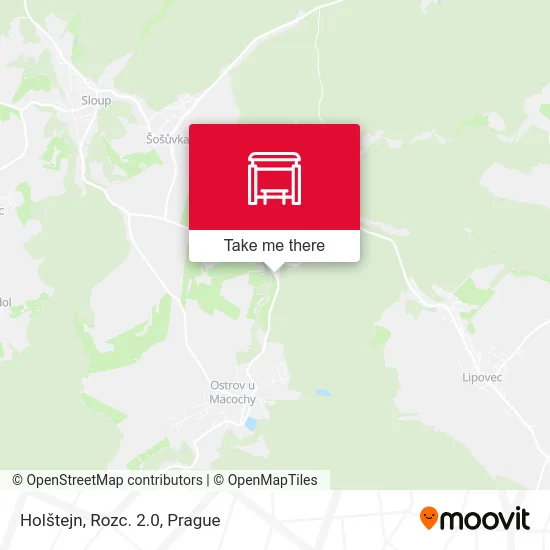 Карта Holštejn, Rozc. 2.0