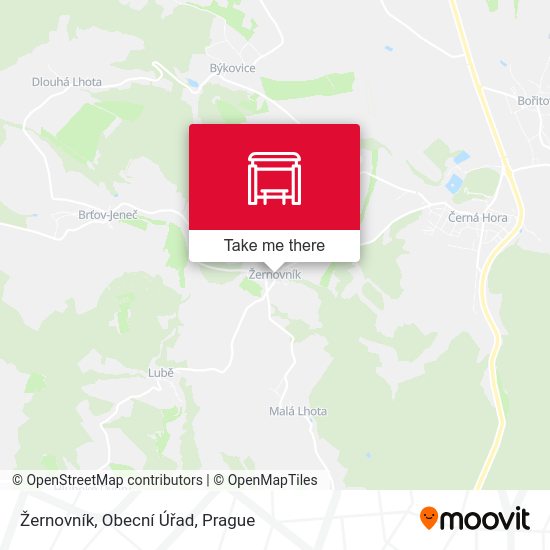 Žernovník, Obecní Úřad map