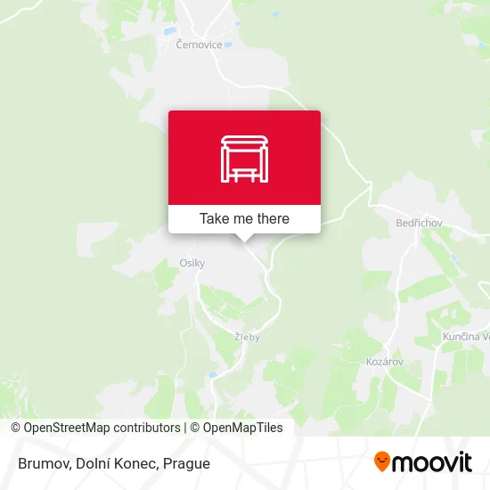Brumov, Dolní Konec map