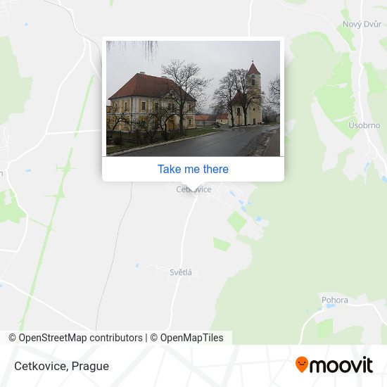Карта Cetkovice