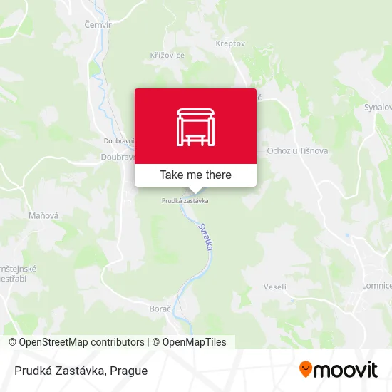 Карта Prudká Zastávka