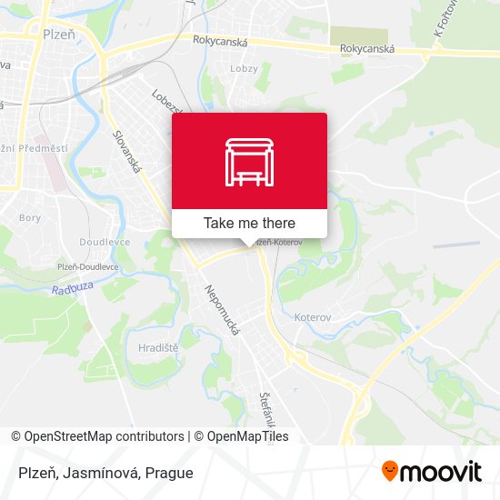 Plzeň, Jasmínová map