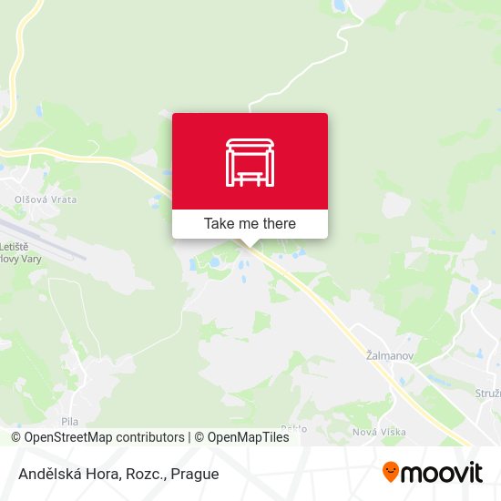 Andělská Hora, Rozc. map