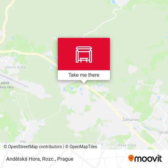 Карта Andělská Hora, Rozc.