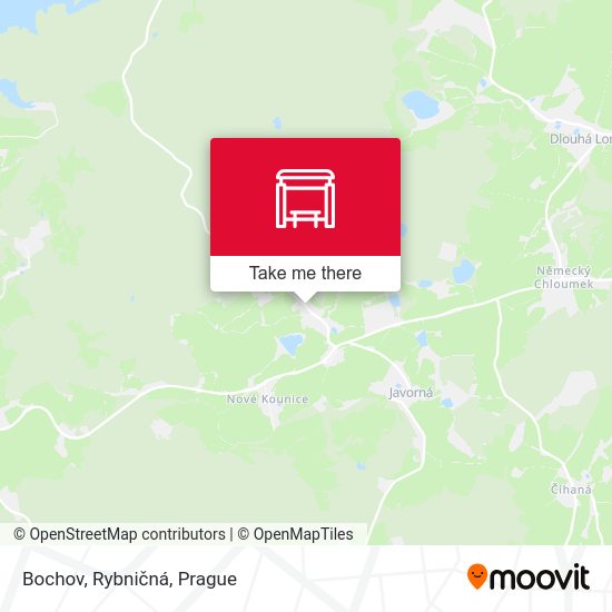 Bochov, Rybničná map