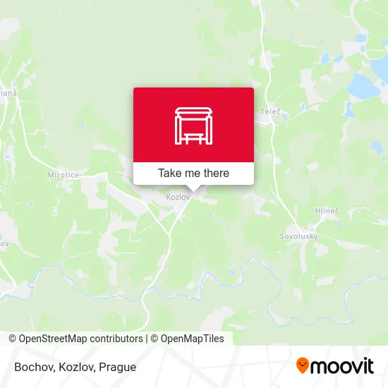 Карта Bochov, Kozlov