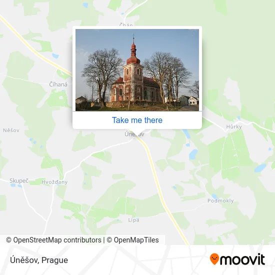 Карта Úněšov