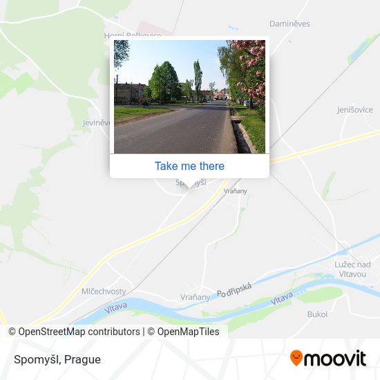 Карта Spomyšl