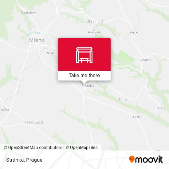 Карта Stránka