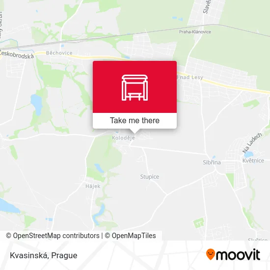 Карта Kvasinská