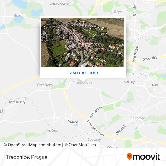 Карта Třebonice