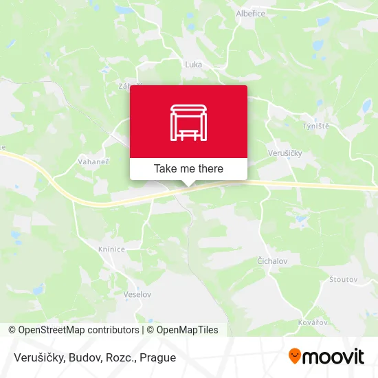 Карта Verušičky, Budov, Rozc.