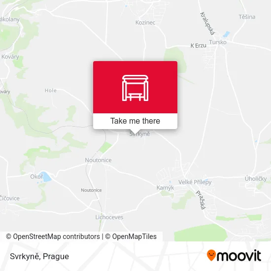Карта Svrkyně