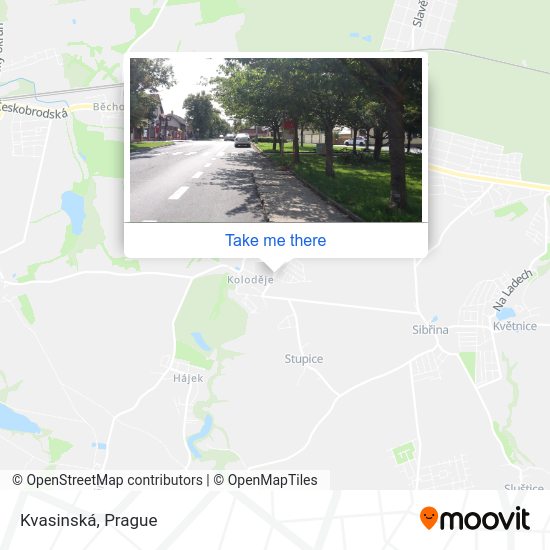 Карта Kvasinská