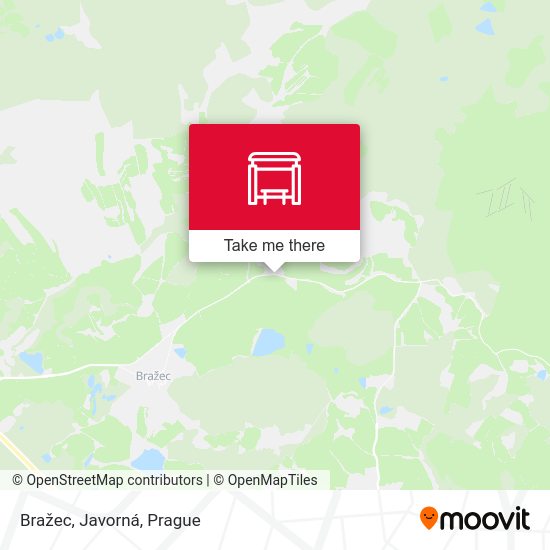 Карта Bražec, Javorná