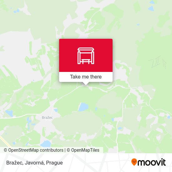 Карта Bražec, Javorná