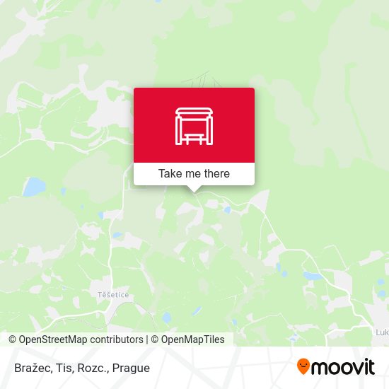 Карта Bražec, Tis, Rozc.