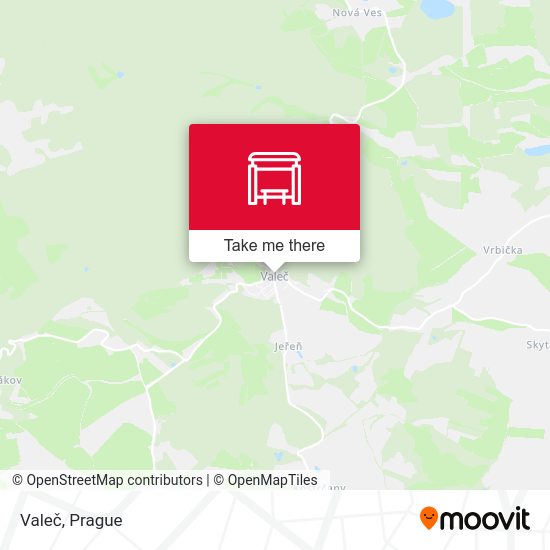 Карта Valeč