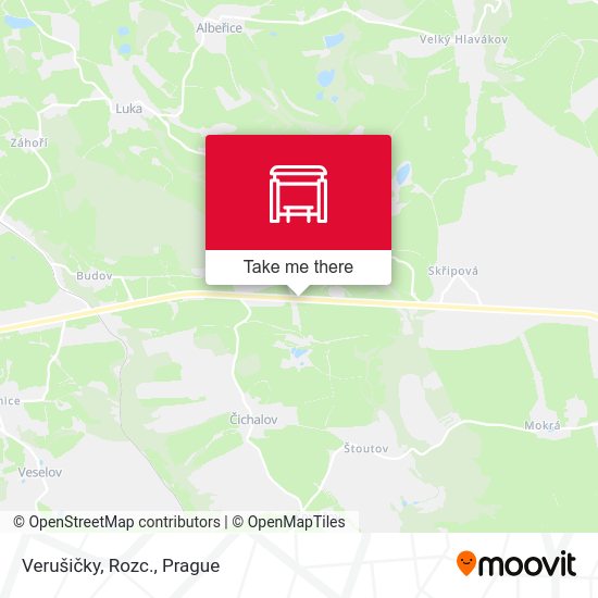 Карта Verušičky, Rozc.
