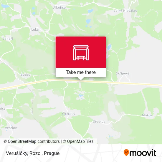 Карта Verušičky, Rozc.